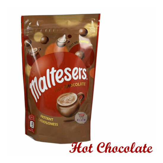 MALTESERS /BOUNTY/MILKY WAY HOT CHOCOLATE POUCH 140g image {3}