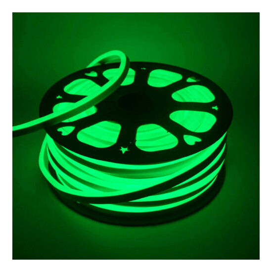 110V LED Neon Rope Lights Strip for Home Garden Party Decor Outdoor Waterproof Thumb {4}