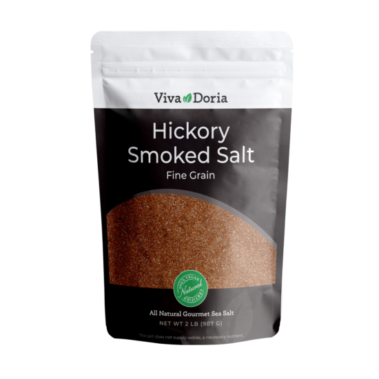 Hickory Smoked Sea Salt (Fine Grain) Hickorywood Salt, 2 lb (907 g) Thumb {1}