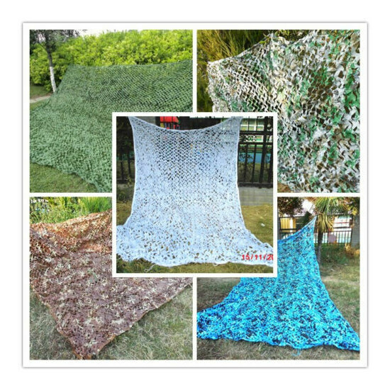 Multicolor 2X3M Jungle Military Camouflage Hunting Net Party Decoration Net image {2}
