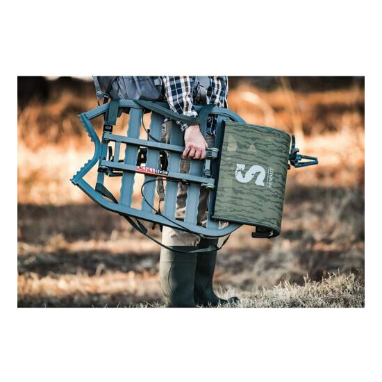 Outdoor Sport Hanking Hunting Camping Tree stands seat Dual Axis Hang-On Camo image {2}