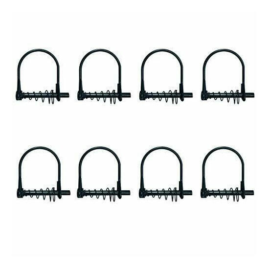 Highwild 8 Pack Silent Shaft Locking Pin with Spring - for Farm Lawn Garden - Hu image {1}