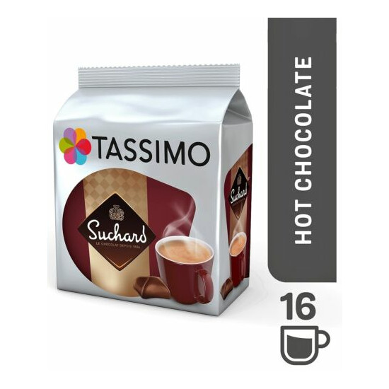 1 x Pack 16 Drinks - Tassimo Suchard Hot Chocolate T Discs Pods Thumb {1}