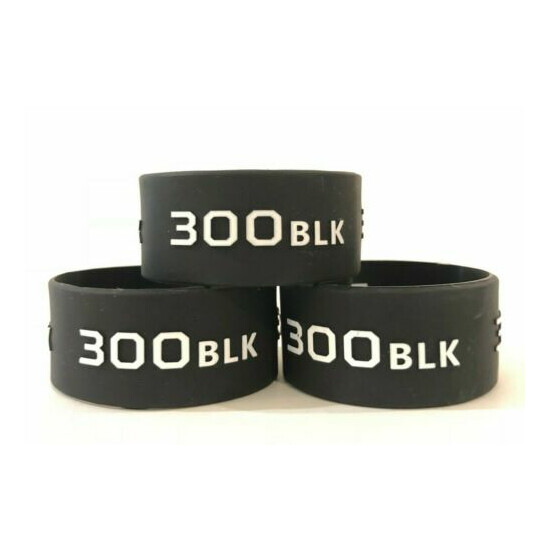 Ammo Bands 300 BlackOut. Magazine ID Band. Sold in Pack of 3 image {1}