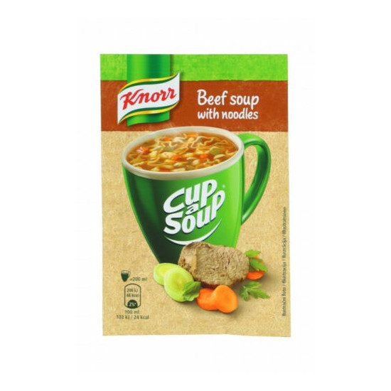 KNORR Cup a Soup Instant Soup with Croutons & Noodles Wide Selection of Flavors image {11}