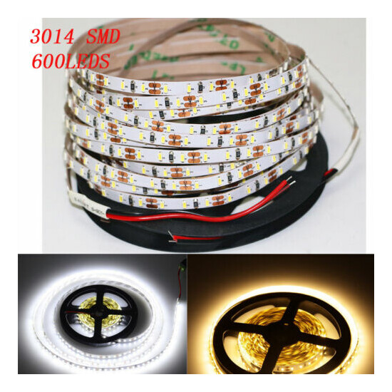 5M SMD 2835 3014 5050 5630 5054 LED Strip Light 600 LEDs Diode Ribbon Tape LAMP image {27}