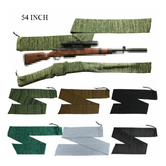 140cm 54in Gun Sock Silicone Treated Rifle Cover Shotgun Storage Gun Sleeves image {1}