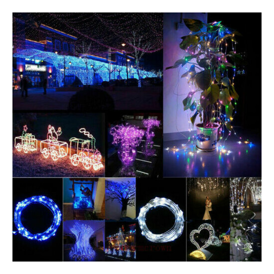 Waterproof 20/30/40/50/100 LEDs String Copper Wire Fairy Lights Battery Powered image {12}