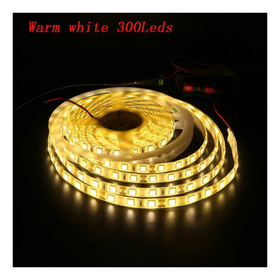 5M SMD 2835 3014 5050 5630 5054 LED Strip Light 600 LEDs Diode Ribbon Tape LAMP Thumb {43}