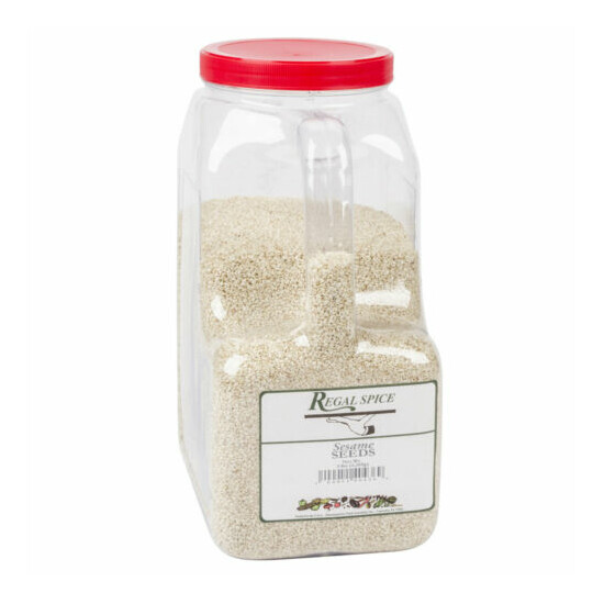 Bulk White Sesame Seeds, Seasoning, Spice (select size below) image {1}