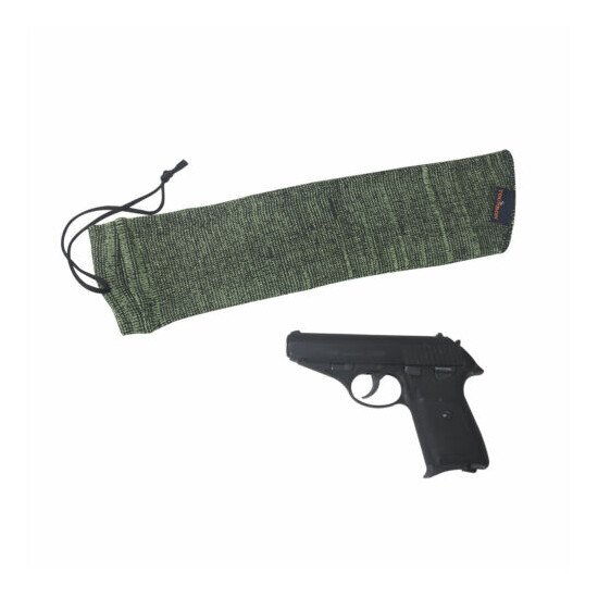 Tourbon Silicone Treated Pistol Sock Firearm Storage Handgun Sleeve Ruger Case image {1}