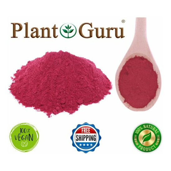 Red Beet Root Powder 1 lb. Beta Vulgaris Non-GMO Nitric Oxide Extract Super Food image {6}