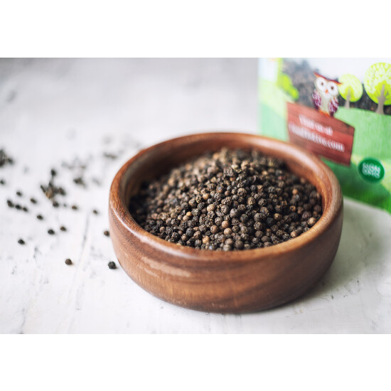 Organic Black Pepper - Whole Dried Peppercorns, Non-GMO, Kosher, Vegan, Bulk Thumb {43}