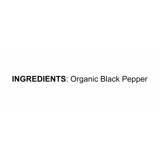 Organic Black Pepper - Whole Dried Peppercorns, Non-GMO, Kosher, Vegan, Bulk image {32}